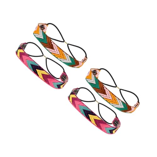 JOINPAYA 2 Sätze Stirnbänder Für Frauen Sport Stirnbänder Mit Schweißabsorptionsfunktion Für Outdoor Aktivitäten Und Atmungsaktiv Für Maskenbefestigung 2 Stücke * 2 von JOINPAYA