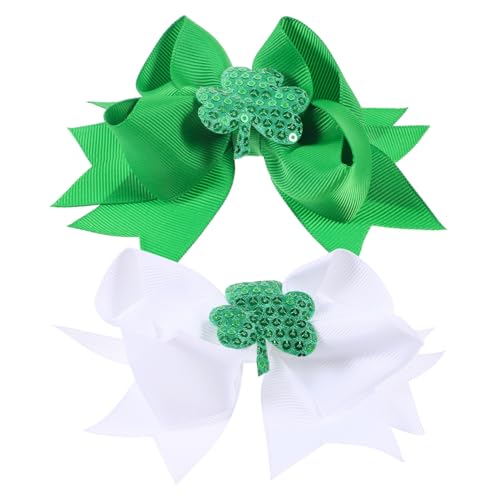 JOINPAYA 2stücke Haarspangen Mit Schleife Für Patrick Day Haarclips Und Haarschmuck Für Mädchen Und Damen Für Feiern Und Alltag von JOINPAYA