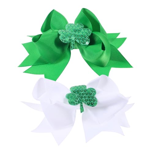 JOINPAYA 2 Stück Teiliges Dreiblättriger Haarschmuck für Elegante Haarklammern für Patrick Day für Feste und Alltägliche Anlässe mit Charmantem Design und Vielseitiger Farbgestaltung von JOINPAYA