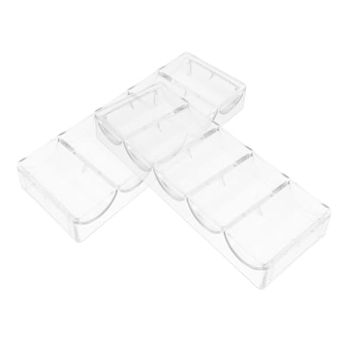 JOINPAYA Pokerchip-Organizer Aus Acryl Pokerchip- Aufbewahrungskoffer Für Tragbare Chipbox Pokerchip-tablett von JOINPAYA