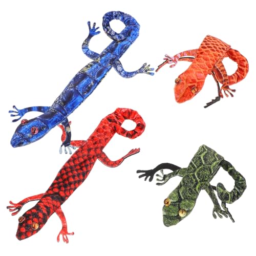 JOINPAYA 4Stücke Eidechsen Slap Armbänder Lustige Tierarmbänder für Kindergeburtstag Halloween und Tierpartys Robustes und Sicheres Material für Stundenlangen Spielspaß von JOINPAYA