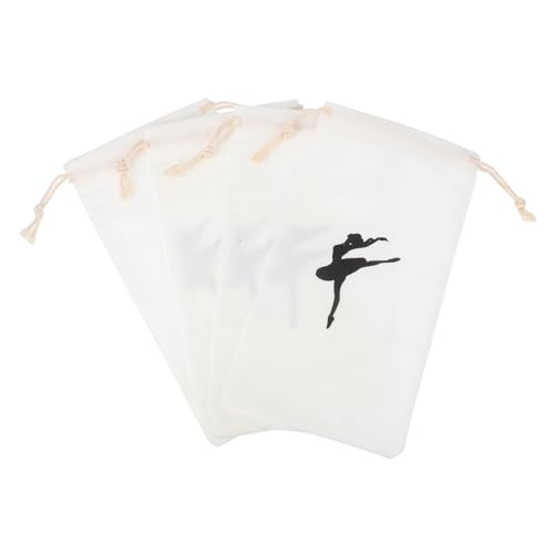 JOINPAYA 4stücke Tanzschuhtasche Mit Kordelzug Ballettschuhtasche Für Damen Und Mädchen Satinbeutel Zum Aufbewahren Von Ballettschuhen Leicht Und Tragbar Einfach Zu Reinigen Verstauen von JOINPAYA