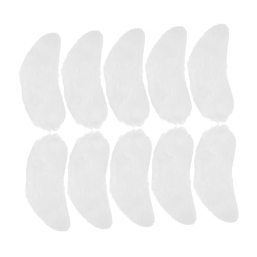 JOINPAYA 5-paar Selbstklebende Weiße Gefälschte Weihnachtsbärte Für Santa Claus Kostüme Opa Kostüm Kit Maskerade Party Requisiten von JOINPAYA