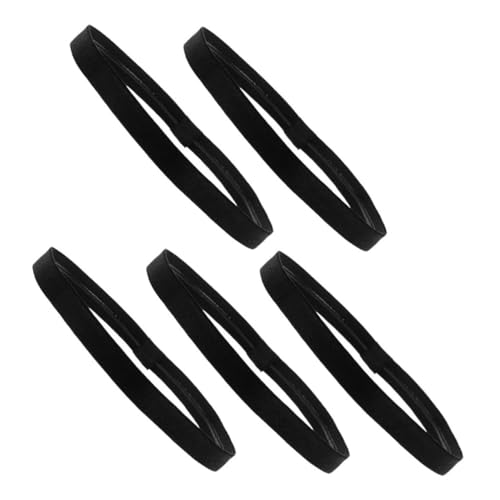 JOINPAYA 5 Stück Teiliges Dünne Rutschfeste Sport Stirnbänder für Damen und Herren Elastische Atmungsaktive Schweißbänder mit Schneller Schweißaufnahme für Yoga Laufen und Fitnesstraining von JOINPAYA