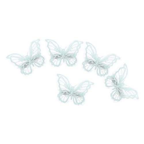 JOINPAYA 5stücke Doppellagige Schmetterlings-haarspangen Aus Spitze Bestickte Netz-haarclips Für Frauen Und Mädchen Ästhetisches Haarschmuck Partys Und Hochzeiten von JOINPAYA