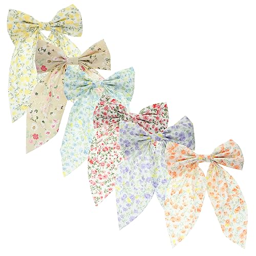JOINPAYA 6stücke Große Haarspangen Mit Schleifen Für Mädchen Bunte Haarschmuck-accessoires Für Besondere Anlässe Wie Hochzeiten Geburtstagsfeiern Und Abschlussfeiern von JOINPAYA