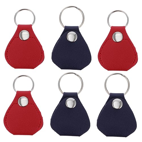 JOINPAYA 6 Stücke Leder Gitarre Pick Schlüsselanhänger Pick Organizer Fall Dichten Verschluss für Gitarre Spieler JOINPAYA 6 Stücke Leder Gitarre Pick Schlüsselanhänger Pick Organizer Fall Dichten Verschluss für Gitarre Spieler von JOINPAYA