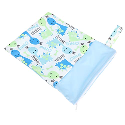 JOINPAYA wasserdichte Wickeltasche Für Neugeborene Multifunktionale Aufbewahrungstasche Mit Reißverschluss Geeignet Für Feuchte Und Trockene Windeln Babybekleidung Und Spielzeug Tragbar von JOINPAYA