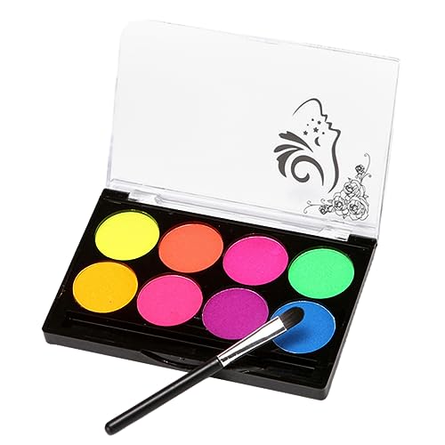 JOINPAYA Farben Fluoreszierendes Gesichts Make Up Wasserlösliche Körperfarbe Für Partys Festivals Und Kreative Malerei Zur Haut Einfach Zu Reinigen Und Anzuwenden von JOINPAYA