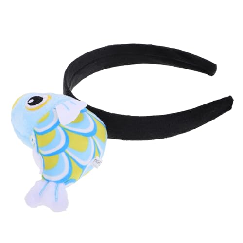 JOINPAYA Kreatives Goldfisch Plüsch Stirnband für Erwachsene und Bequemes Halloween Tierkostüm Haarreif Lustiges Partyaccessoire für Karneval Geburtstag und Festliche Anlässe von JOINPAYA