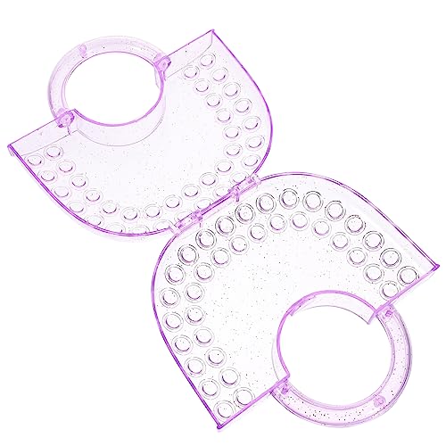 JOINPAYA Kunststoff Handtasche Mit Glitzer DIY Schmuck Aufbewahrungstasche Für Junge Mädchen Transparentes Design Für Bastelprojekte Münzgeldbörse Für Feiern Und Tägliche Nutzung von JOINPAYA