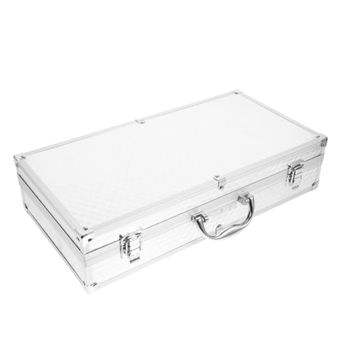 JOINPAYA Metallmikrofonkoffer Für Slots Tragbare Aluminium Werkzeugkoffer Mikrofon Aufbewahrungskoffer Mit Polsterung Kompakte Aktentasche Für Handmikrofone von JOINPAYA