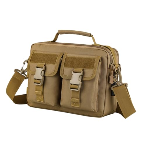 JOINPAYA Outdoor Angeltasche Große Kapazität Schultertasche für Camping und Angeln Robuste Umhängetasche für Männer mit Mehreren Fächern und Praktischem Design von JOINPAYA