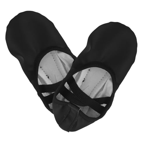 JOINPAYA PU Ballettschuhe für Damen und Herren Weiche rutschfeste Tanzschläppchen mit Elastischen Kreuzbändern für Balletttraining Yoga Moderne Tanzübungen und Bühnenperformance JOINPAYA PU Ballettschuhe für Damen und Herren Weiche rutschfeste Tanzschläppchen mit Elastischen Kreuzbändern für Balletttraining Yoga Moderne Tanzübungen und Bühnenperformance von JOINPAYA