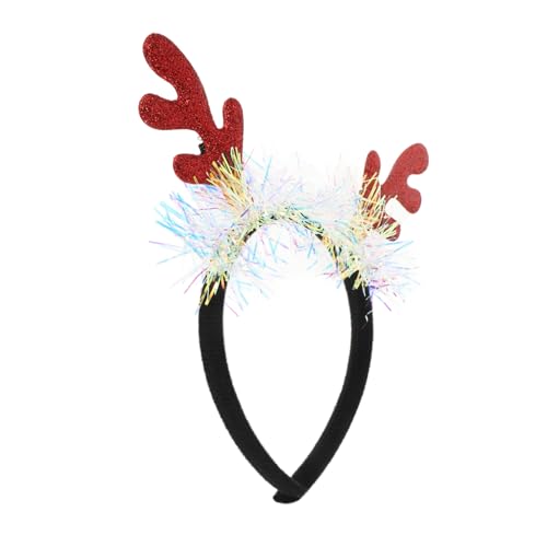 JOINPAYA Rentier Geweih Haarreif Für Weihnachten Glitzerndes Kostüm Zubehör Für Erwachsene Und Vielseitig Kombinierbar Für Festliche Anlässe Langlebiges Material Auffälliges Design von JOINPAYA