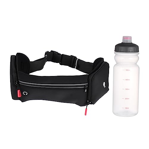 JOINPAYA Sportlicher Hüfttasche mit Wasserflasche für Outdoor Fitness wasserdichte Laufgurt mit Handyfach für Männer und Frauen für Joggen Radfahren und Training von JOINPAYA