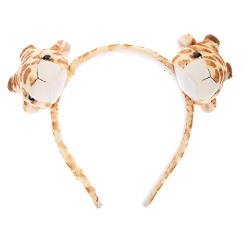 JOINPAYA Tierisches Stirnband Cosplay -kostüme Tierische Stirnbänder Tiere Kostümstirnband Geweih Partykostümzubehör Flauschiges Haarband Zebra Tierkostüm Hörner Tierhaarreifen Pp Baumwolle von JOINPAYA
