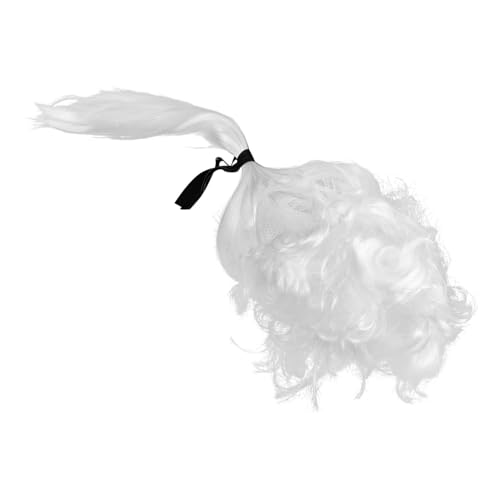 JOINPAYA Weißer Anwalt Perücke Für Junge Mädchen Lockige Cosplay Perücke Für Gerichtsaufführungen Bühnenauftritte Partys Und Ballszenen Aus Atmungsaktivem Chemischen Material von JOINPAYA