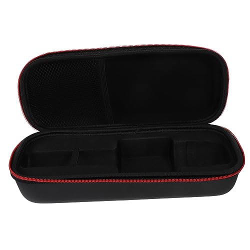 JOINPAYA Ws858 Q7 Verpackungsbox Mit Reißverschluss Aufbewahrungstasche Tragetasche Mikrofonständer Tragbare Tragetasche Organizer Mikrofon Reißverschlusstasche Eva Schwarz von JOINPAYA