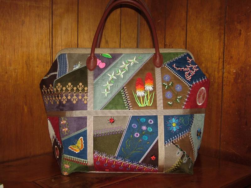 Bestickte Tasche, Handgemachte Tasche von JOJAXS