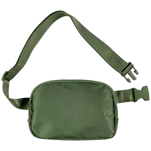 JOJHDR Gürteltasche für Damen und Herren, modische Hüfttaschen, leichte Umhängetasche mit verstellbarem Riemen für Workout/Laufen/Wandern, Grün , Einheitsgröße JOJHDR Gürteltasche für Damen und Herren, modische Hüfttaschen, leichte Umhängetasche mit verstellbarem Riemen für Workout/Laufen/Wandern, Grün , Einheitsgröße von JOJHDR