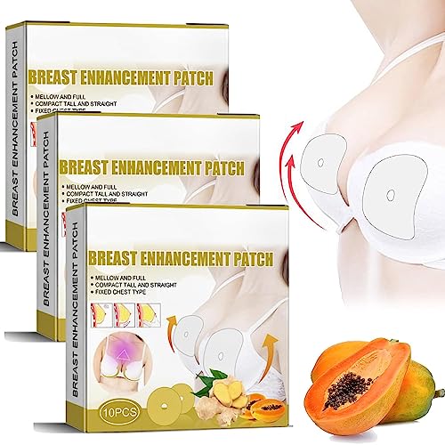 DYCECO Brustvergrößerungspflaster, 2023 Breast Enhancement Patch, NutroUp Ginger Brust Enhancement Patch, Natürliches Brustnährendes Straffendes Pflaster Für Die Brustpflege Von Frauen (3 Box) von JOKBEN