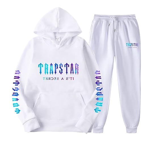 Trapstar London Unisex Sportswear Jogging Tracksuit Suit Pullover Hooded Jacket Trousers Hoodie Autumn Winter Pants Set von JOKBEN