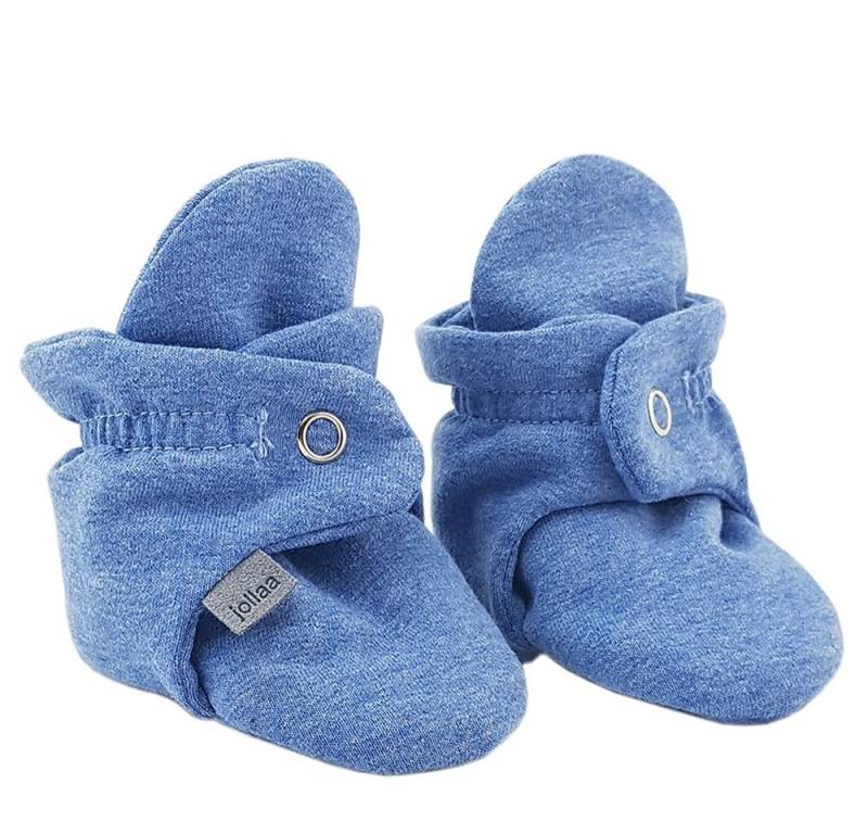 JOLLAA Baby Bootie Krabbelschuh Krabbelschuhe, 3 Größen, federleicht, superweich, Baumwolle, Made in Europe von JOLLAA