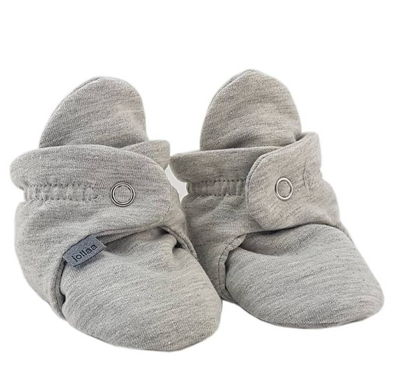 JOLLAA Baby Bootie Krabbelschuh Krabbelschuhe, 3 Größen, federleicht, superweich, Baumwolle, Made in Europe von JOLLAA