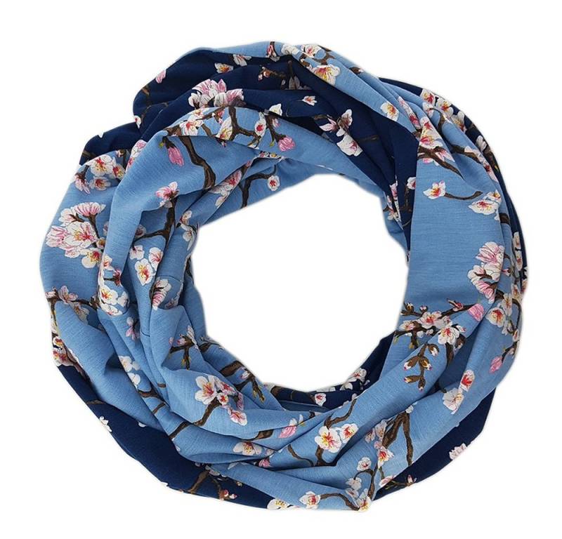 JOLLAA Loop Kirschblüten, Wendeschal Schlaufenschal MADE IN EUROPE JOLLAA Loop Kirschblüten, Wendeschal Schlaufenschal MADE IN EUROPE von JOLLAA