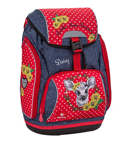 Belmil Schultaschen-Set Comfy Little Cute Friends, Daisy | Schulranzen, Turnbeutel und Schüttelpenal | Made in EU von JOLLY