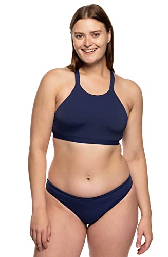 JOLYN Andy Damen Badeanzug Bikinihose, Marineblau, Medium von JOLYN