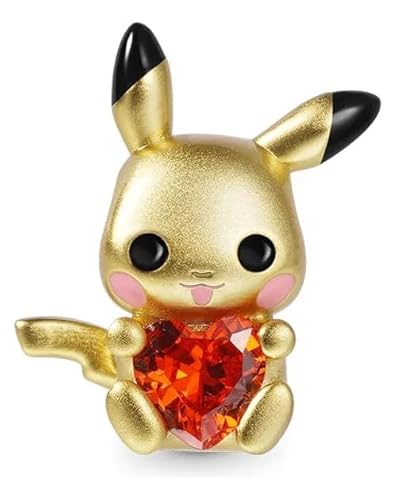 Charm aus 925er Silber, kompatibel mit europäischen Armbändern - Exklusiver Schmuck mit feinen Details - Elegantes Accessoire für jede Gelegenheit (Pikachu) von JOME