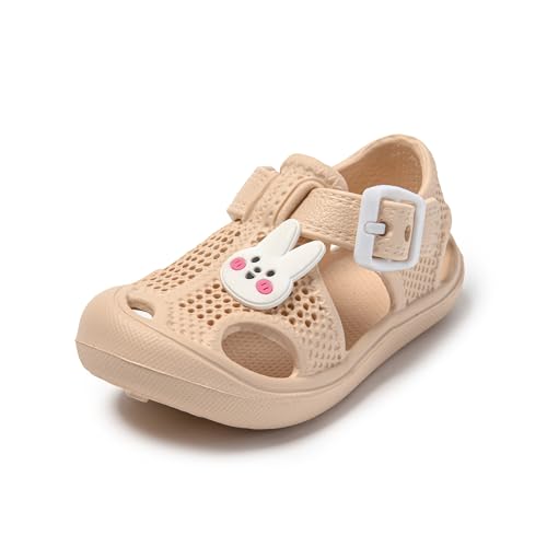 JOMIX Baby-Sandalen für Mädchen, Sommer, mit Schnalle, erste Schritte, bequeme Sandalen für Kinder, Pool, Strand, Meer, kaki, 29 EU von JOMIX