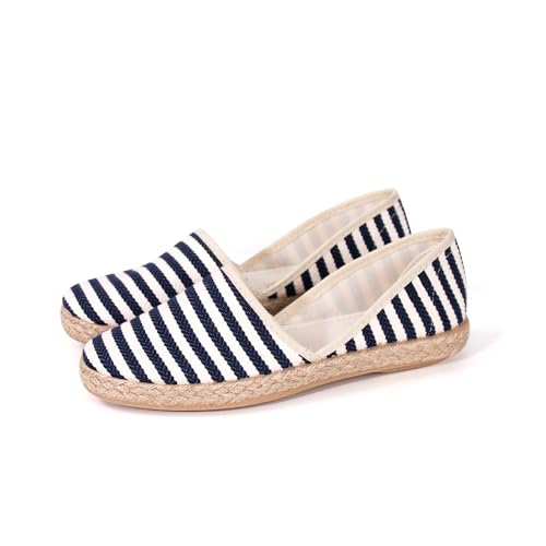 JOMIX Damen Freizeitschuhe Weiss Halbschuhe Bootsschuhe Halbschuhe Freizeitschuhe Luftig Atmungsaktiv (Blau, 37 EU, ES2031) von JOMIX