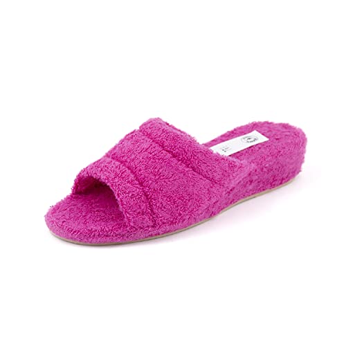 JOMIX Offen Schlappen Damen Offen Hausschuhe Sommer Warme Pantoffeln Hausschuhe Orthopädische Hausschuhe Slippers Women (Rose 36 EU, ITD1576) von JOMIX