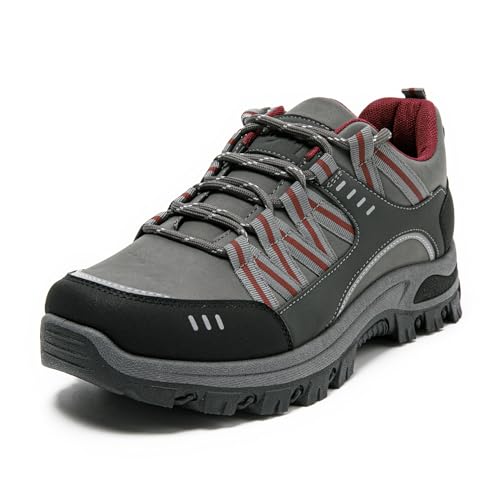 JOMIX Damen Wanderschuhe rutschfest Trekking Leicht Bequem Robuste Outdoor Wanderstiefel Ideal für Bergsteigen Wandern Reisen WOS255035 Graurz 40 von JOMIX