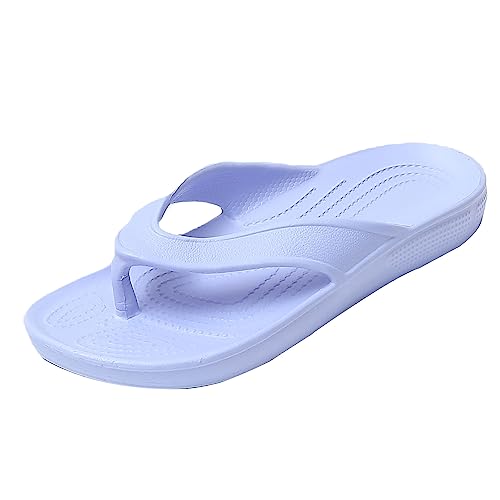 JOMIX Sommer Flip Flops Damen Dicke Sohle Zehentrenner Bunte Sandalen Badelatschen Badeschlappen Meer Pool Strand Schwimmen (15 Lila, 41 EU) von JOMIX