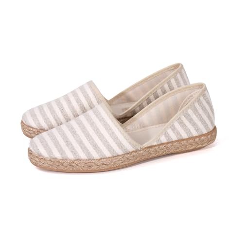JOMIX Freizeitschuhe Damen Freizeitschuhe Atmungsaktiv Freizeitschuhe Bootsschuhe Damen Halbschuhe 38 (Beige, 38 EU, ES2031) von JOMIX