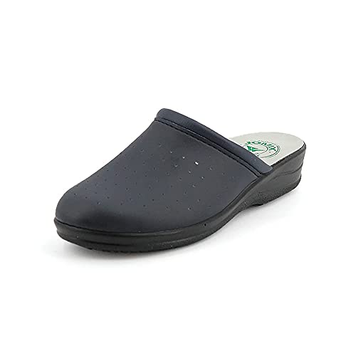 JOMIX Berufsschuhe Kochschuhe Bequeme Sanitär-Clogs Medizinische Gartenschuhe Clogs & Pantoletten für Herren (02 Blau Größe Klein 1 Nummer, 42 EU) von JOMIX