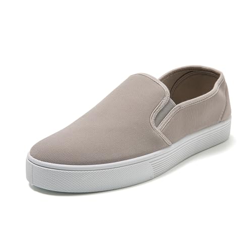 JOMIX Herren Slipper Männer Slip On Loafer Fläche Halbschuhe Bequemschuhe Sneaker mit Gummizug (MSS250587, Grau, 40 EU) von JOMIX