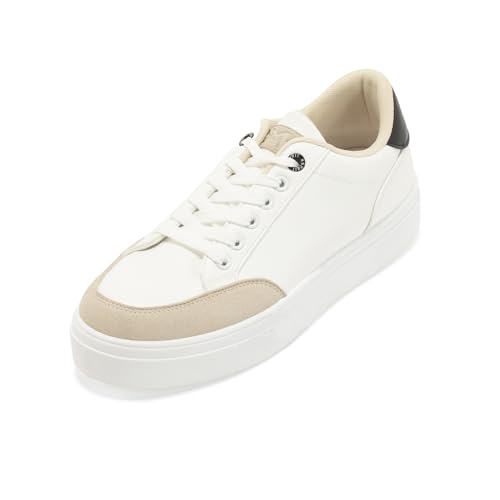 JOMIX Herren Sneaker - Sportschuhe Laufschuhe Leder Walkingschuhe Turnschuhe Joggingschuhe Halbschuhe Freizeitschuhe MBO250133 (Schwarz, 45EU) von JOMIX