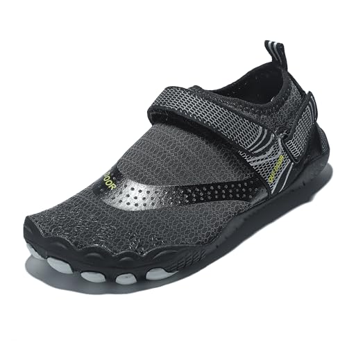 JOMIX Klippenschuhe für Damen und Herren, Tauchschuhe, Wasserschuhe, schnelltrocknend, Schwarz , 38 EU von JOMIX