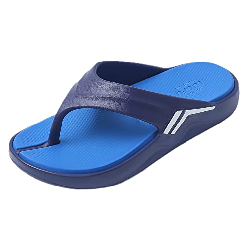 JOMIX Sommer Flip Flops Herren Sportlicher Zehentrenner Weiche Sandalen Badelatschen Strandschuhe Meer Pool Strand (Marine, 41 EU) von JOMIX