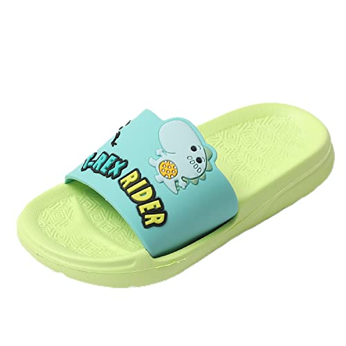 JOMIX Sandalen Kinder Badeschuhe Sommer Badeschlappen Clogs Strandschuhe Badepantolette Mädchen Schlappen (Grün, 32-33 EU, SB8245) von JOMIX