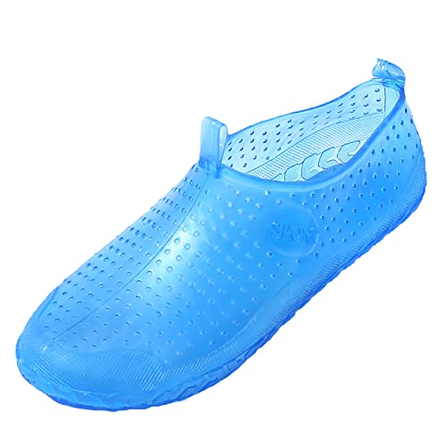 JOMIX Sommer Wasserschuhe Herren Strandschuhe Aquaschuhe Schnelltrocknende Einfarbige Barfuß Wassersport Badeschuhe für Strand Pool Schwimmen Surfen (A2 Royalblau, 41 EU) von JOMIX