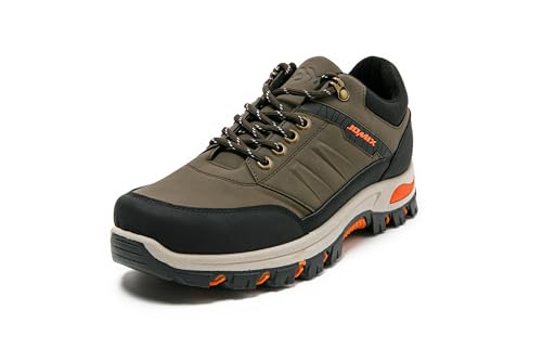 JOMIX Trekkingschuhe Herren Wanderschuhe Sportschuhe Leichte Hiking Schuhe rutschfeste Sneakers Outdoor Camping (MOS255036, Braun, 45 EU) von JOMIX