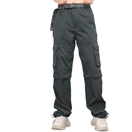 JOMLUN Damen Wanderhose Zip Off Trekkinghose Atmungsaktiv Wanderhose Damen Abnehmbar Zip Off Outdoorhose Sommer Hiking Pants Funktionshose von JOMLUN