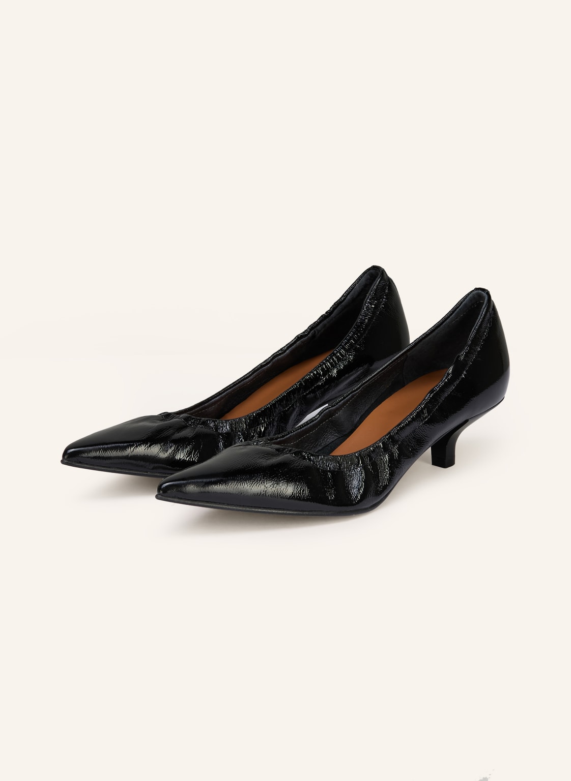 Jonak Lack-Pumps Doua schwarz von JONAK