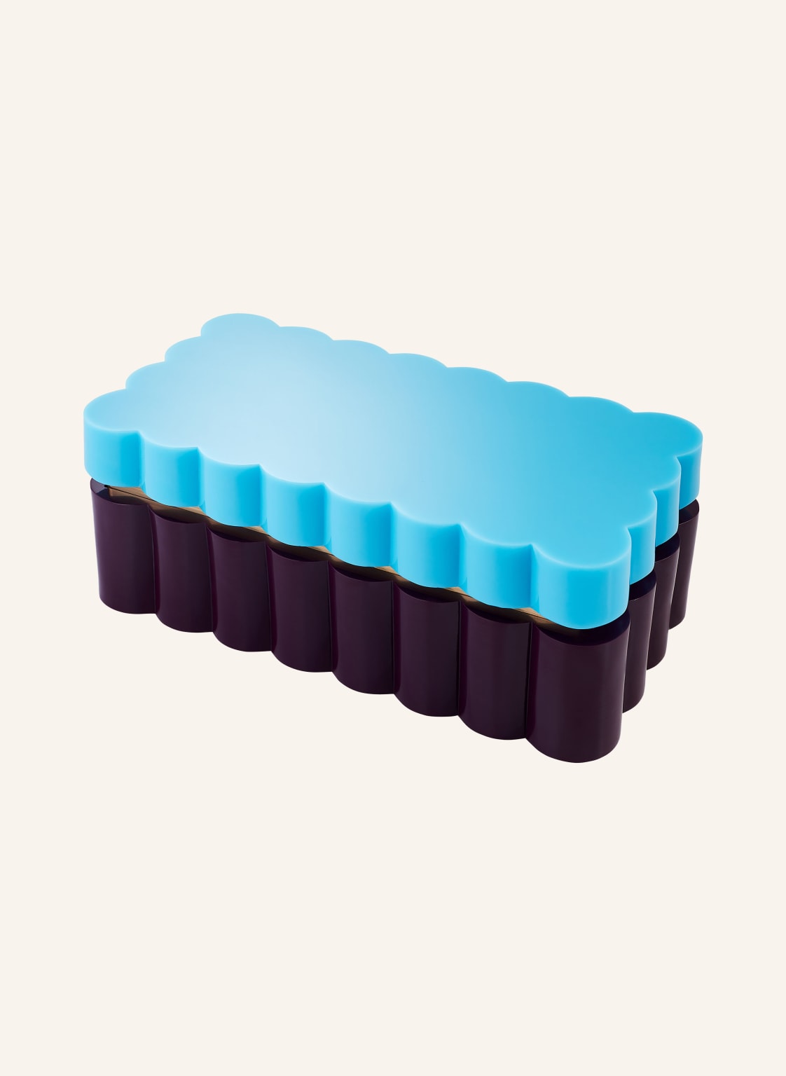 Jonathan Adler Aufbewahrungsbox Fleur Small blau Jonathan Adler Aufbewahrungsbox Fleur Small blau von JONATHAN ADLER